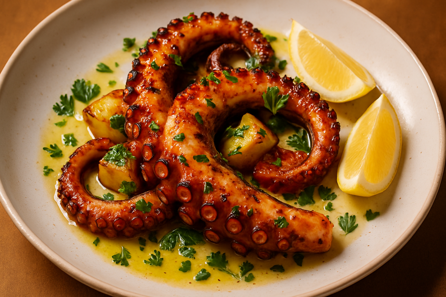 pulpo cocinado