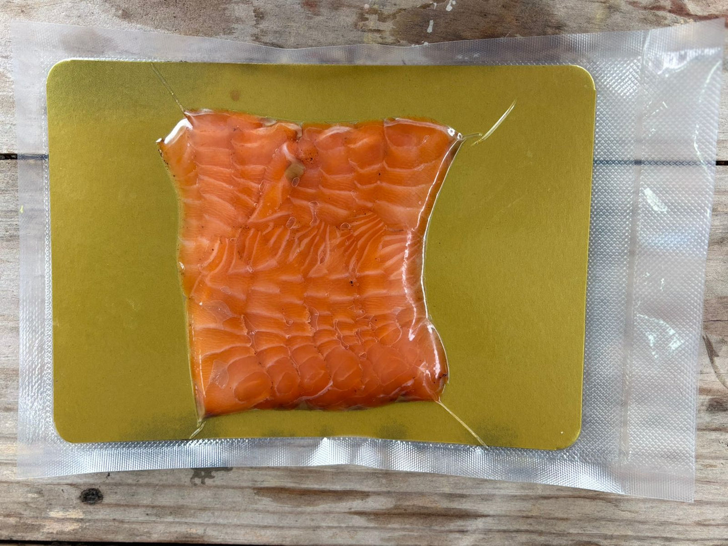 Salmon curado al Cafe 200 gr.